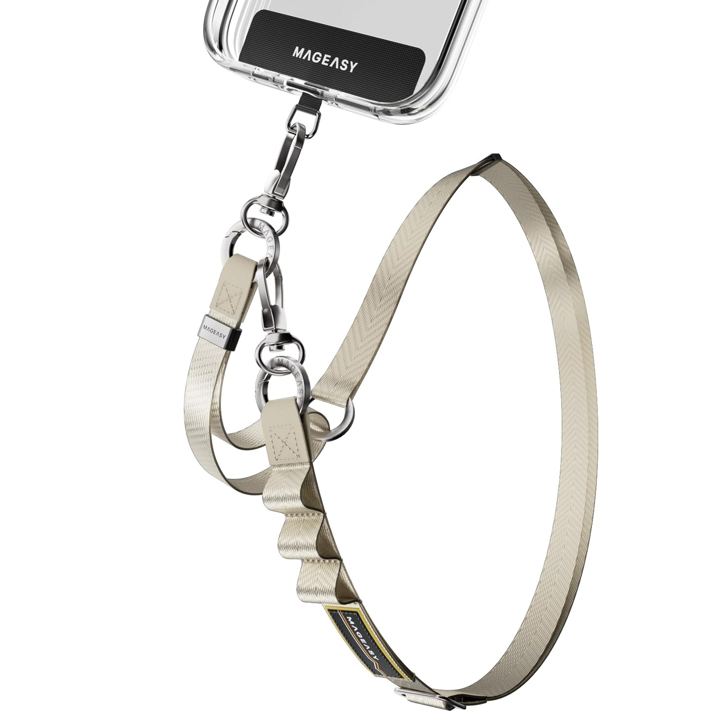 2-In-1 Cell Phone Lanyard - Universal Crossbody Phone Strap