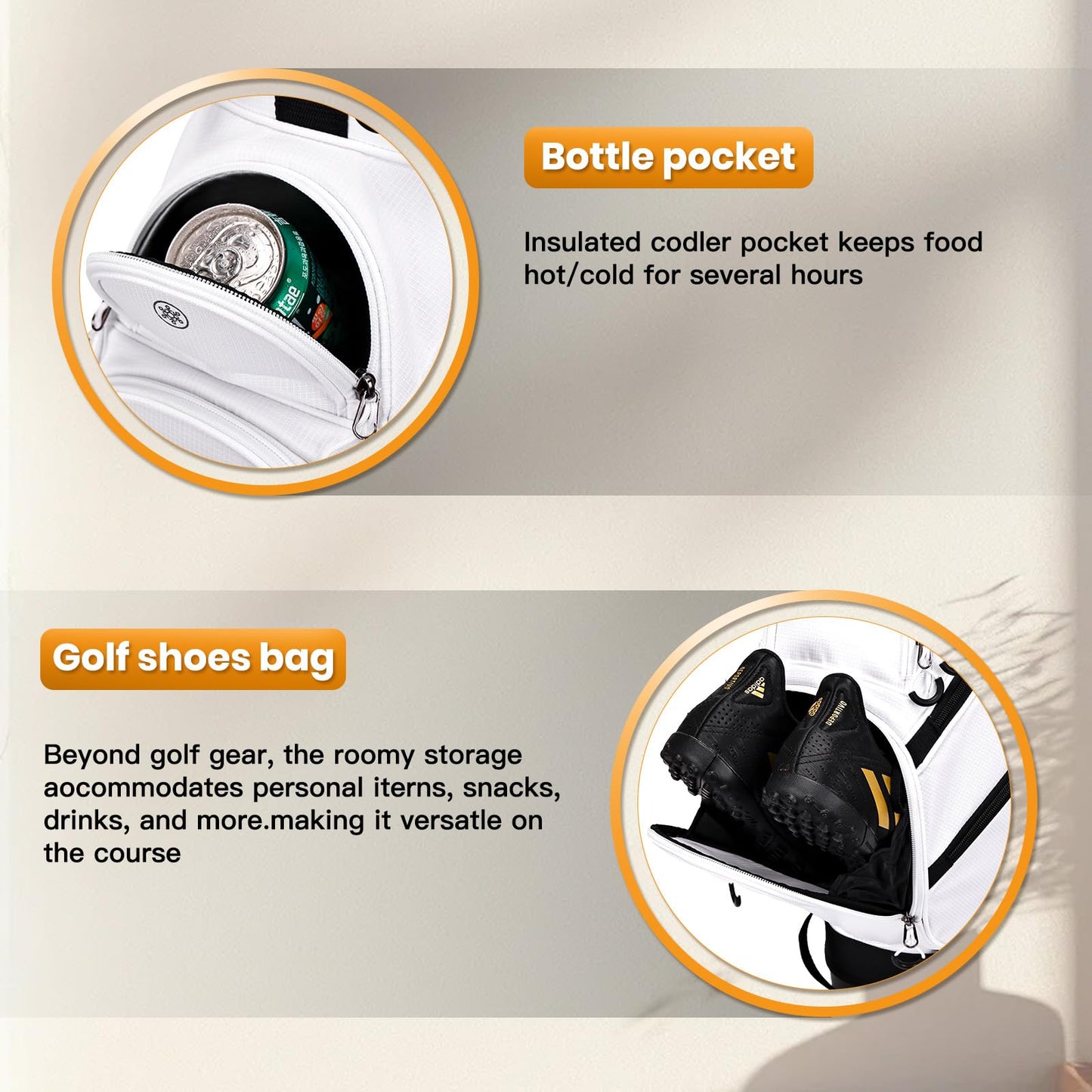 Lightweight Golf Bags for Men Golf Club Bag with Stand