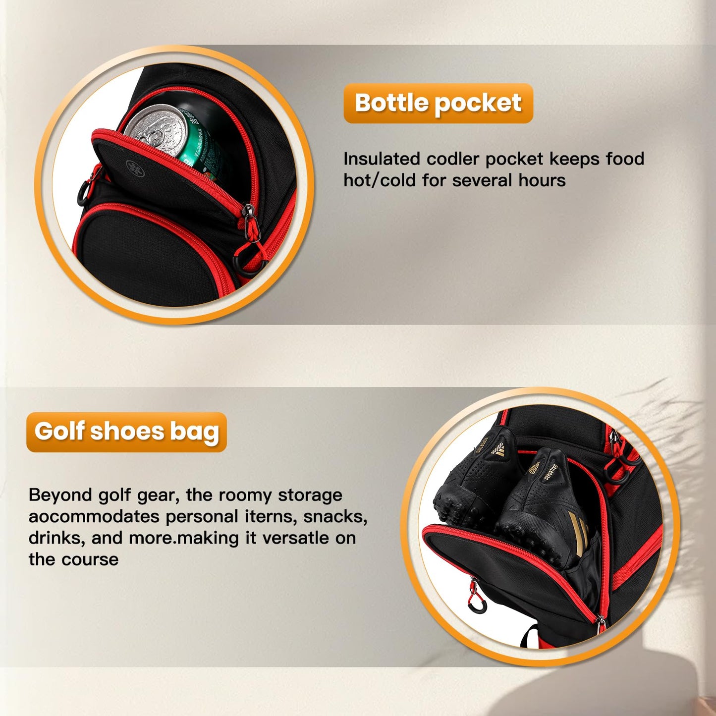 Lightweight Golf Bags for Men Golf Club Bag with Stand