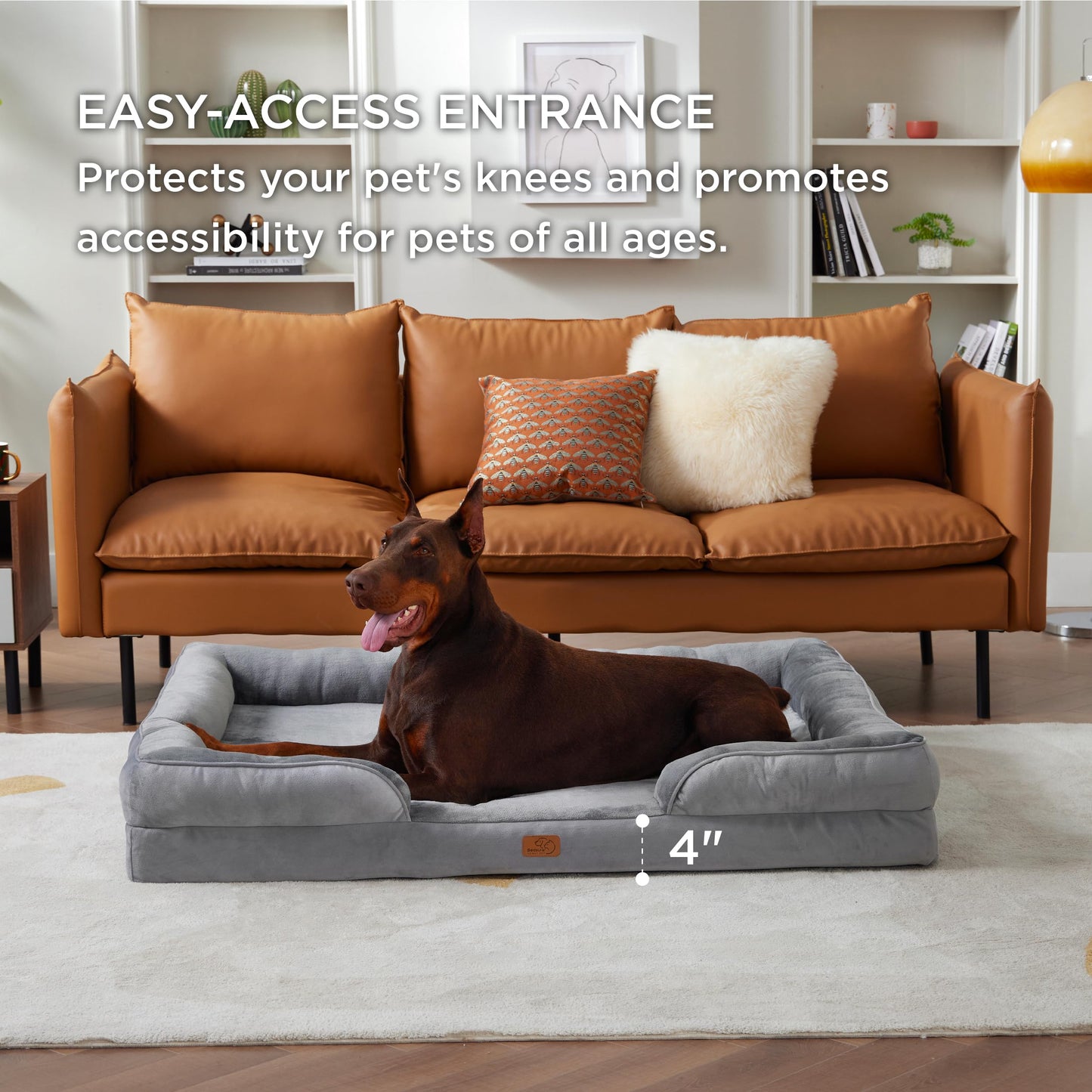 Dog Bed for Dogs - Waterproof Dog Sofa Beds