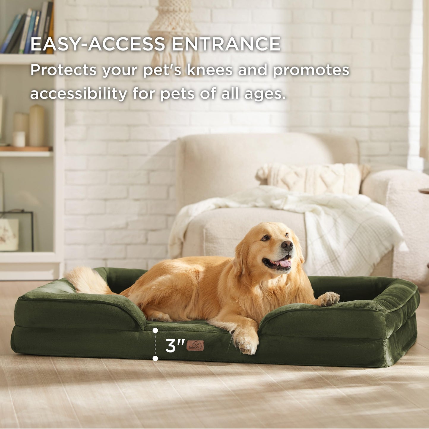 Dog Bed for Dogs - Waterproof Dog Sofa Beds