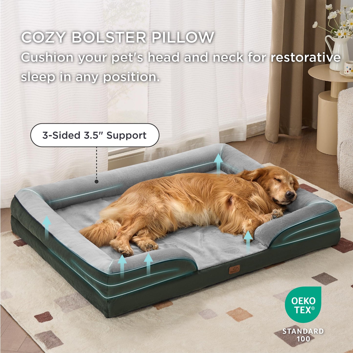 Dog Bed for Dogs - Waterproof Dog Sofa Beds