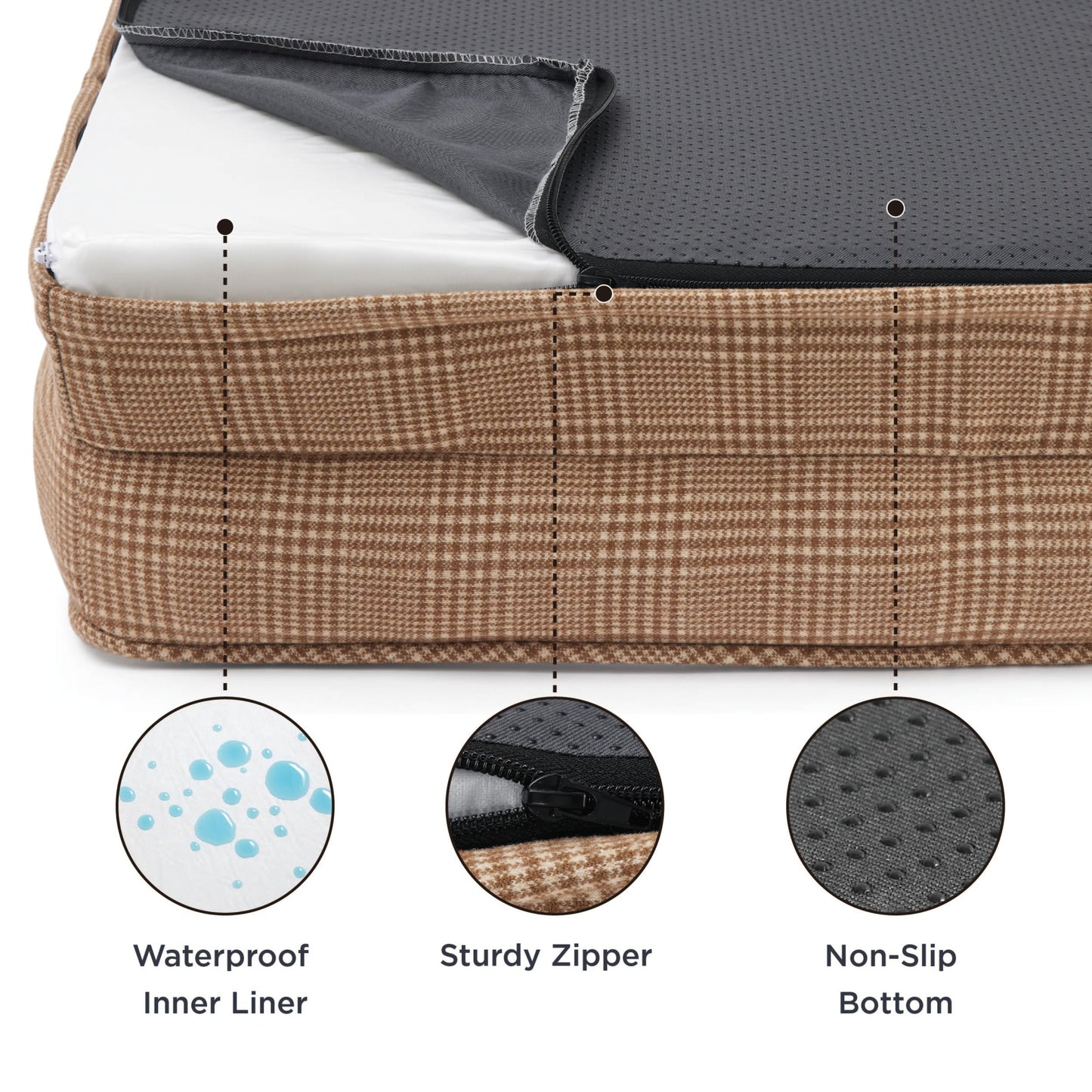 Dog Bed for Dogs - Waterproof Dog Sofa Beds